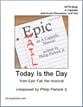 Today Is the Day SATB choral sheet music cover